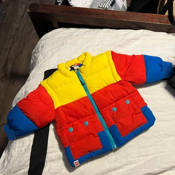 BABY PUFFER JACKET lego collection x target 3-6 months & 12 months coat NEW